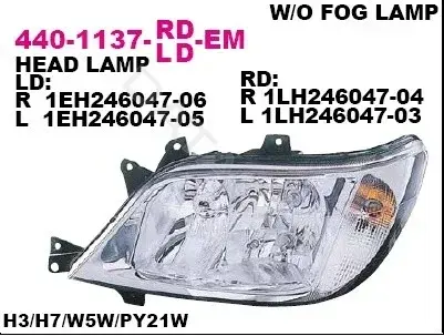 Фары DEPO 440-1137L-LD-EM