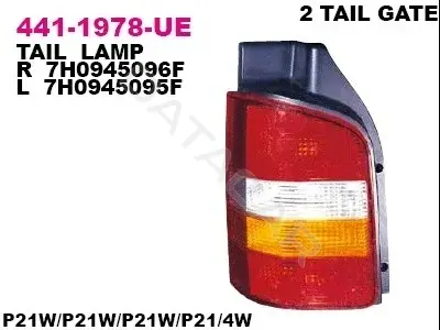 Задние фонари DEPO 441-1978L-UE