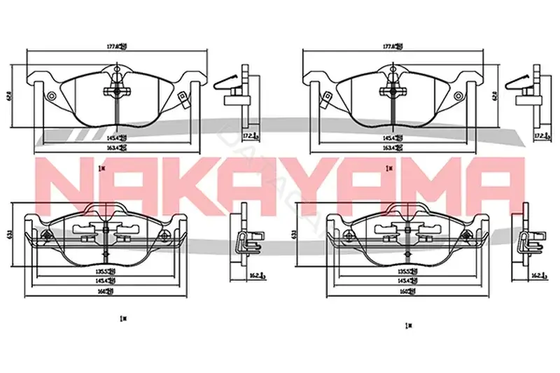 Тормозные колодки NAKAYAMA P0864NY