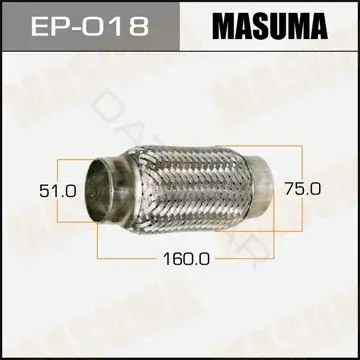 Гофра глушителя MASUMA EP-018