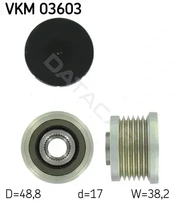 Шкив генератора SKF VKM03603