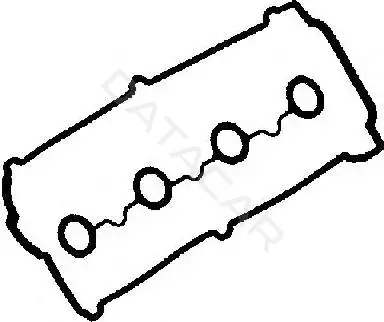 Прокладка клапанной крышки GLASER V37010-00