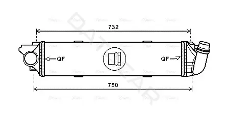 Интеркулер AVA RT4622