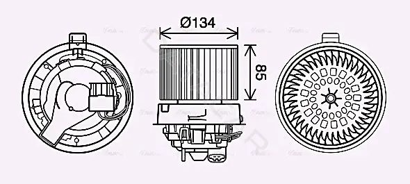 Моторчик печки AVA RT8635