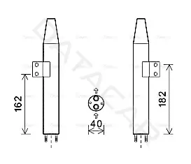 Осушитель кондиционера AVA KAD165