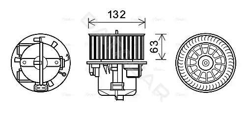 Моторчик печки AVA VO8178