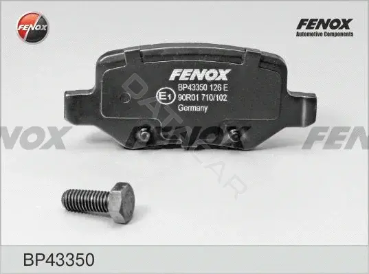 Тормозные колодки FENOX BP43350