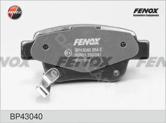Тормозные колодки FENOX BP43040