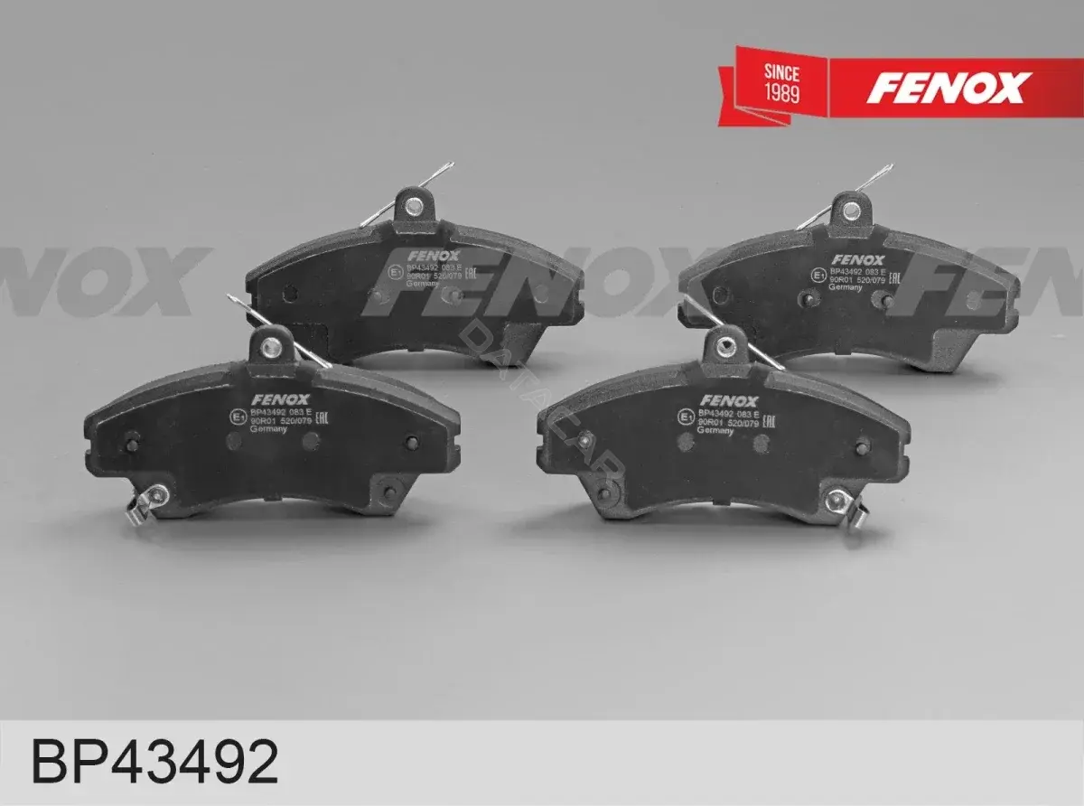 Тормозные колодки FENOX BP43492