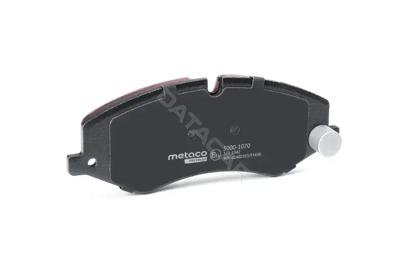 Тормозные колодки METACO 3000-1070