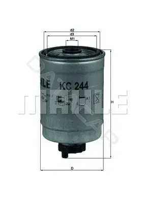 Топливный фильтр KNECHT/MAHLE KC244