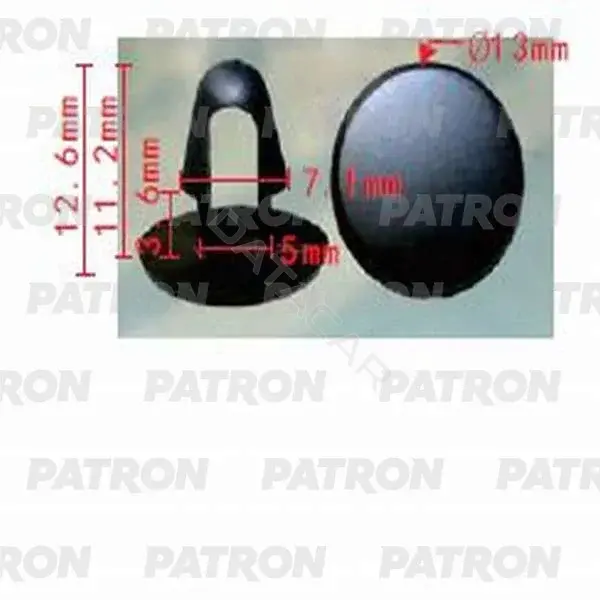 Клипсы, фиксаторы, зажимы PATRON P37-0069