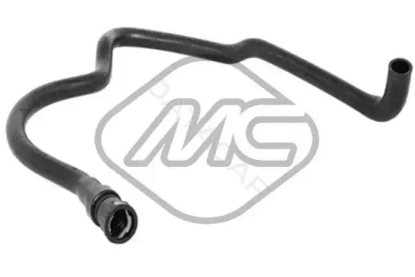 Патрубок печки Metalcaucho 07542