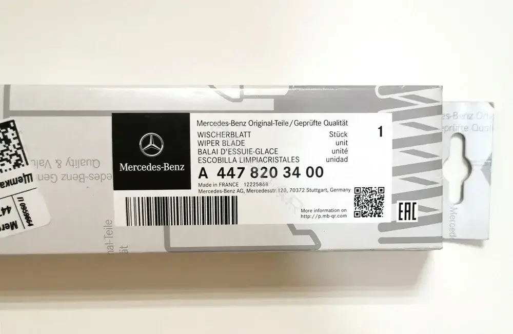Щетки стеклоочистителя MERCEDES 4478203400