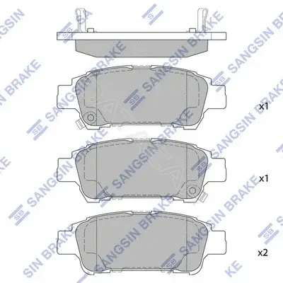 Тормозные колодки Hi-Q SP1423
