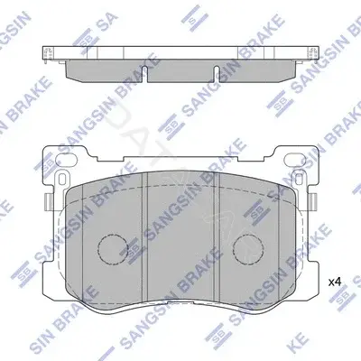Тормозные колодки Hi-Q SP1547