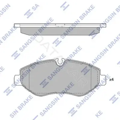 Тормозные колодки Hi-Q SP1622