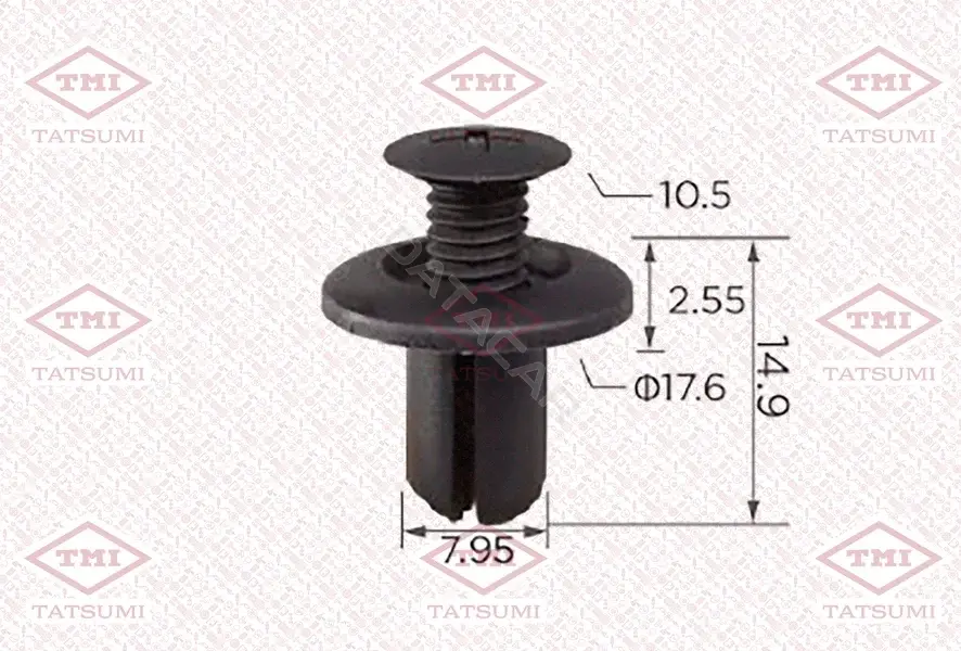 Клипсы, фиксаторы, зажимы TATSUMI TJB1013