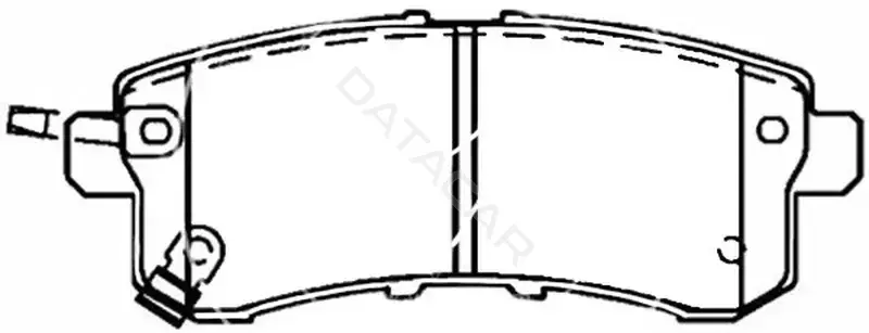 Тормозные колодки SB NAGAMOCHI BP20554