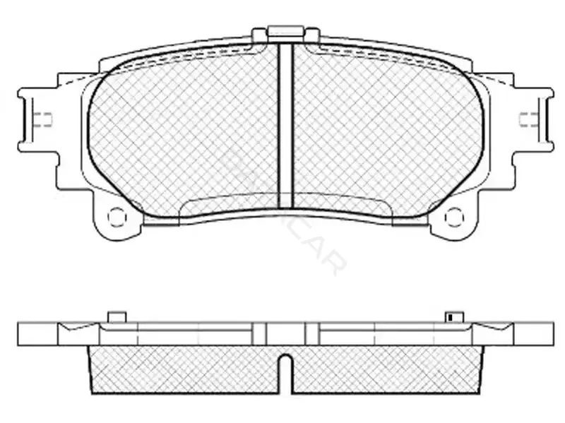 Тормозные колодки SB NAGAMOCHI BP21846