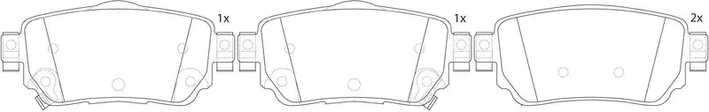 Тормозные колодки SB NAGAMOCHI BP22806
