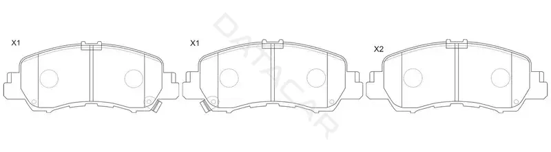 Тормозные колодки SB NAGAMOCHI BP23016