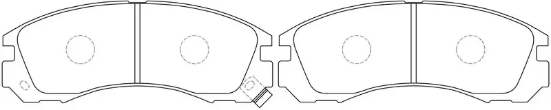 Тормозные колодки SB NAGAMOCHI BP23233
