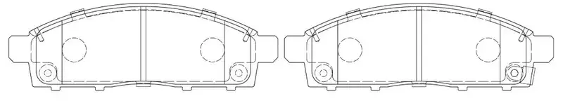 Тормозные колодки SB NAGAMOCHI BP23809