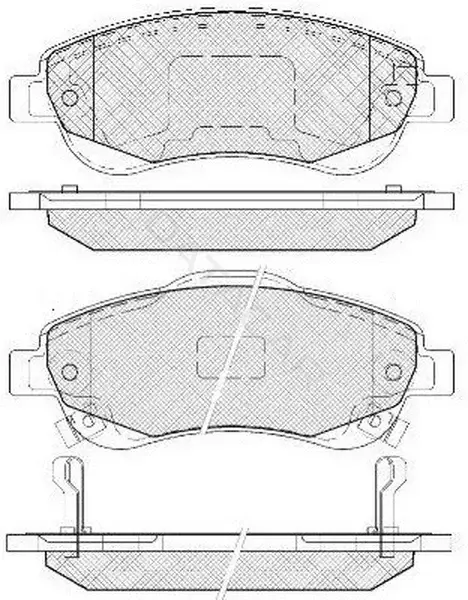 Тормозные колодки SB NAGAMOCHI BP28808