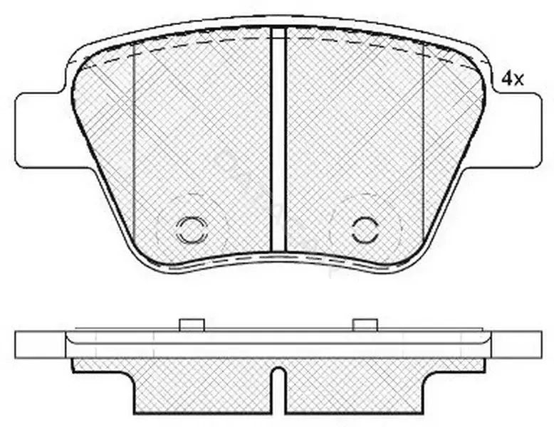 Тормозные колодки SB NAGAMOCHI BP33550
