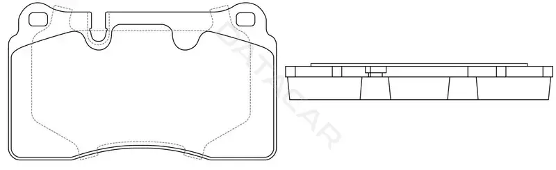 Тормозные колодки SB NAGAMOCHI BP47486