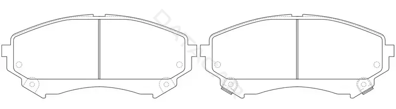 Тормозные колодки SB NAGAMOCHI BP51008