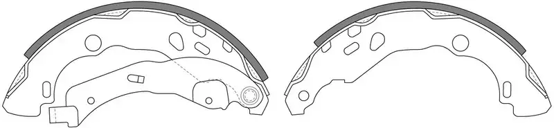Барабанные колодки SB NAGAMOCHI BS43619