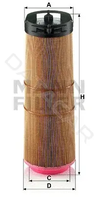 Воздушный фильтр MANN C12133/1