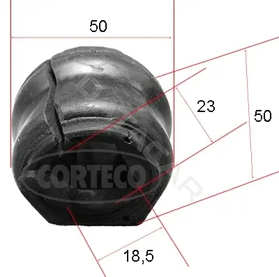 Втулки стабилизатора CORTECO 49371890