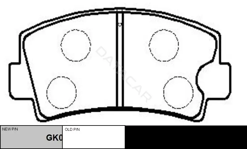 Тормозные колодки CTR GK0675