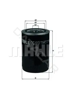 Масляный фильтр KNECHT/MAHLE OC613