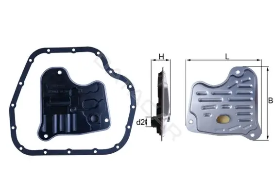 Масляный фильтр KNECHT/MAHLE HX284D