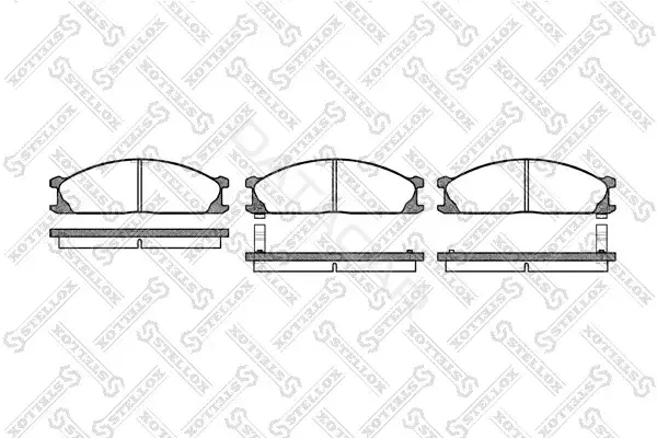 Тормозные колодки STELLOX 247002-SX