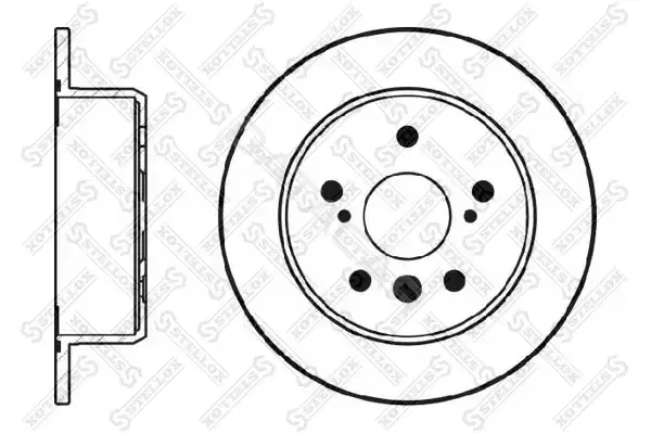 Тормозные диски STELLOX 6020-4548-SX
