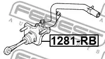 Главный цилиндр сцепления FEBEST 1281-RB
