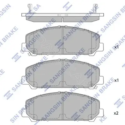 Тормозные колодки Hi-Q SP1448
