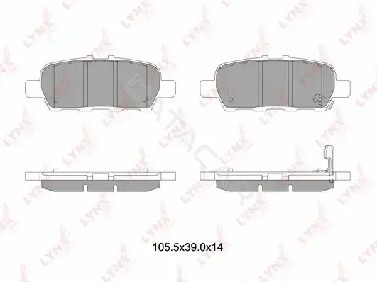 Тормозные колодки LYNXAUTO BD-5745