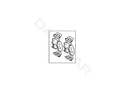 Тормозные колодки HYUNDAI/KIA/MOBIS 58302D3A70