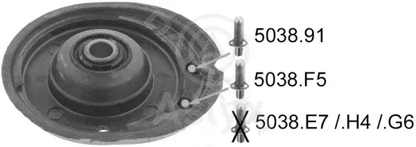 Опора амортизатора Aslyx AS-202484