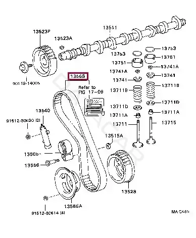 Ремень ГРМ TOYOTA 13568-69085