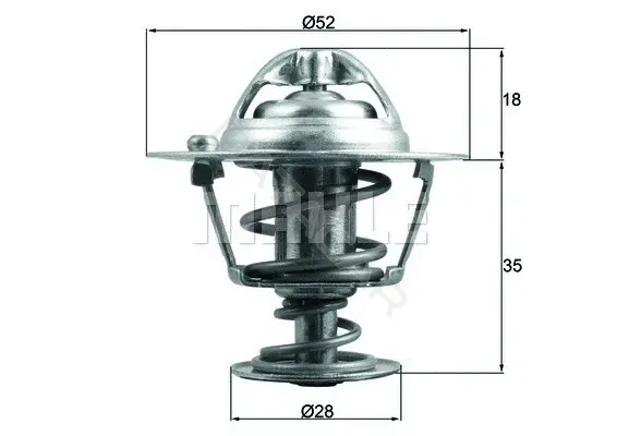 Термостат KNECHT/MAHLE TX18478D