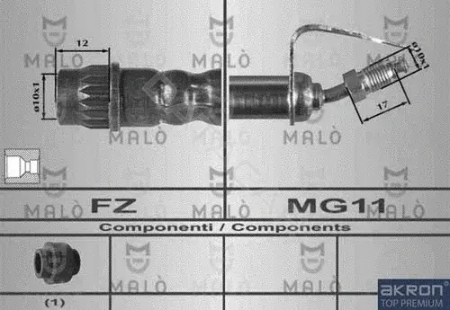 Тормозные шланги MALO 80385