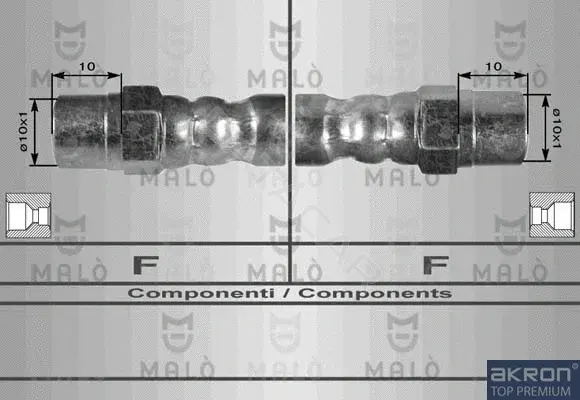 Тормозные шланги MALO 8242