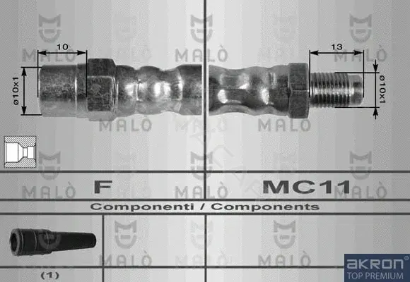 Тормозные шланги MALO 8457